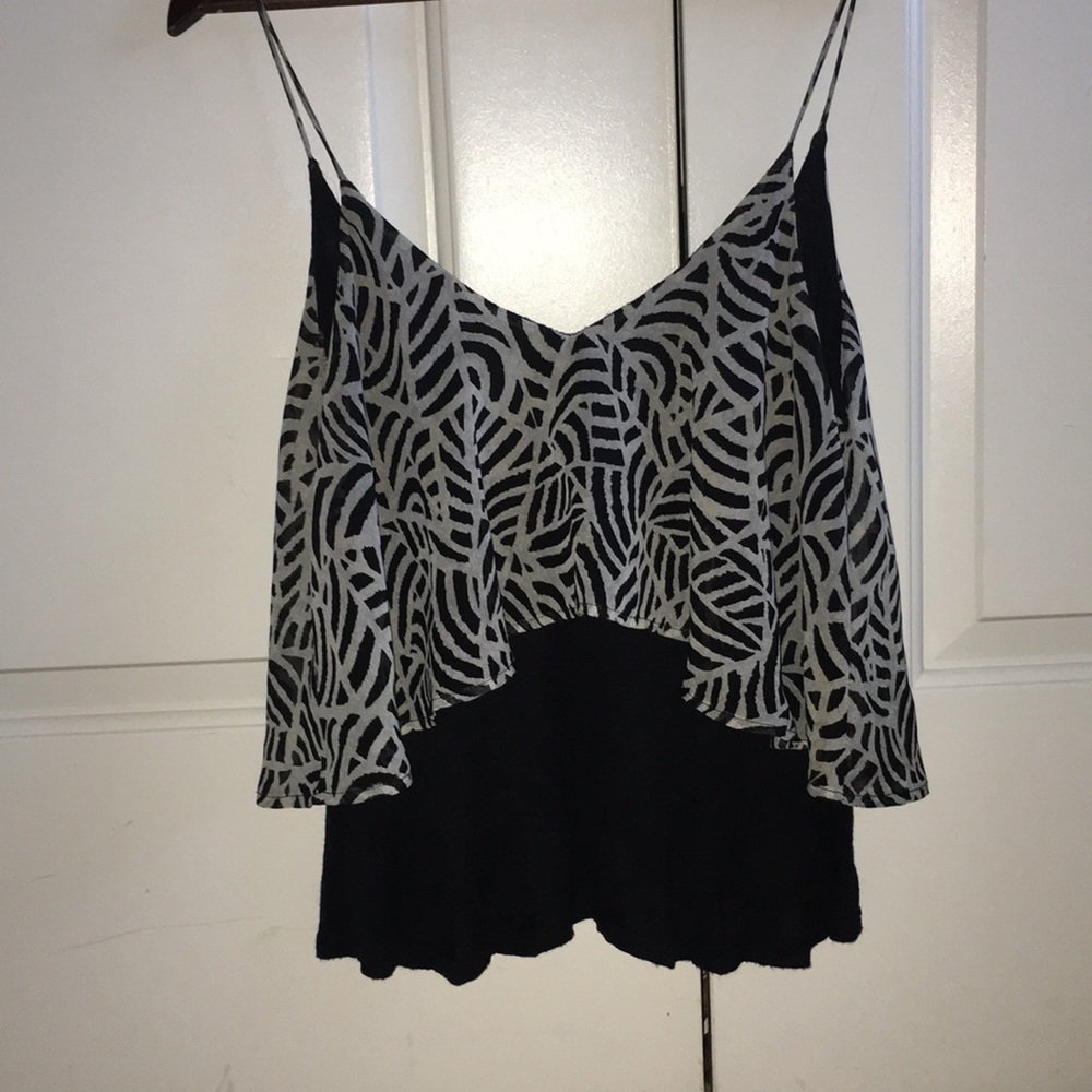 2layer Urban Outfitters flowy patterned tank